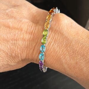 Multicolor Gemstone Bracelet